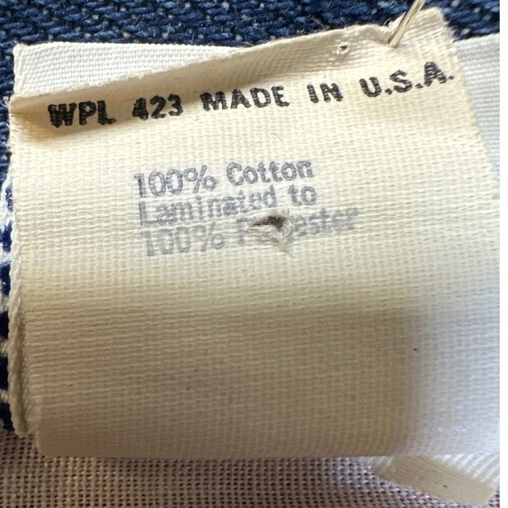 Levi's 2517 Jeans Men 38x34 Blue Excellent Vintage 1986 Flannel Lined Orange Tab